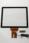 Проекционно-емкостный сенсорный экран 19" дюймов PCAP