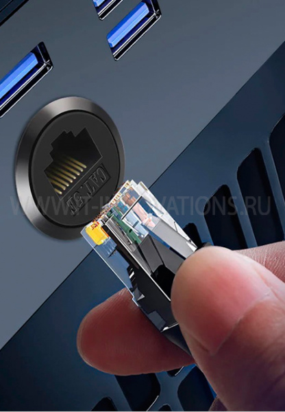 RJ45 адаптер, разъем D-типа для монтажа на панели, сквозной разъем Ethernet LAN, промышленный CAT6A-порт «мама-мама»