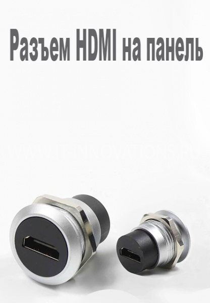 HDMI 4K адаптер, разъем D-типа для монтажа на панели, сквозное гнездо HDMI 4K, промышленный переходник HDMI 4K-порт