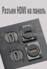 HDMI 4K адаптер, разъем D-типа для монтажа на панели, сквозное гнездо HDMI 4K, промышленный HDMI 4K-порт